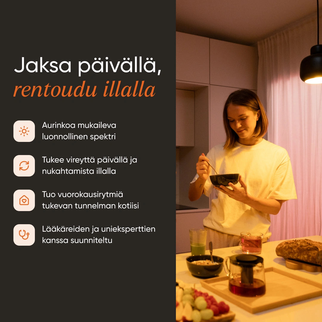 NLED™ Päivä + Iltavalo